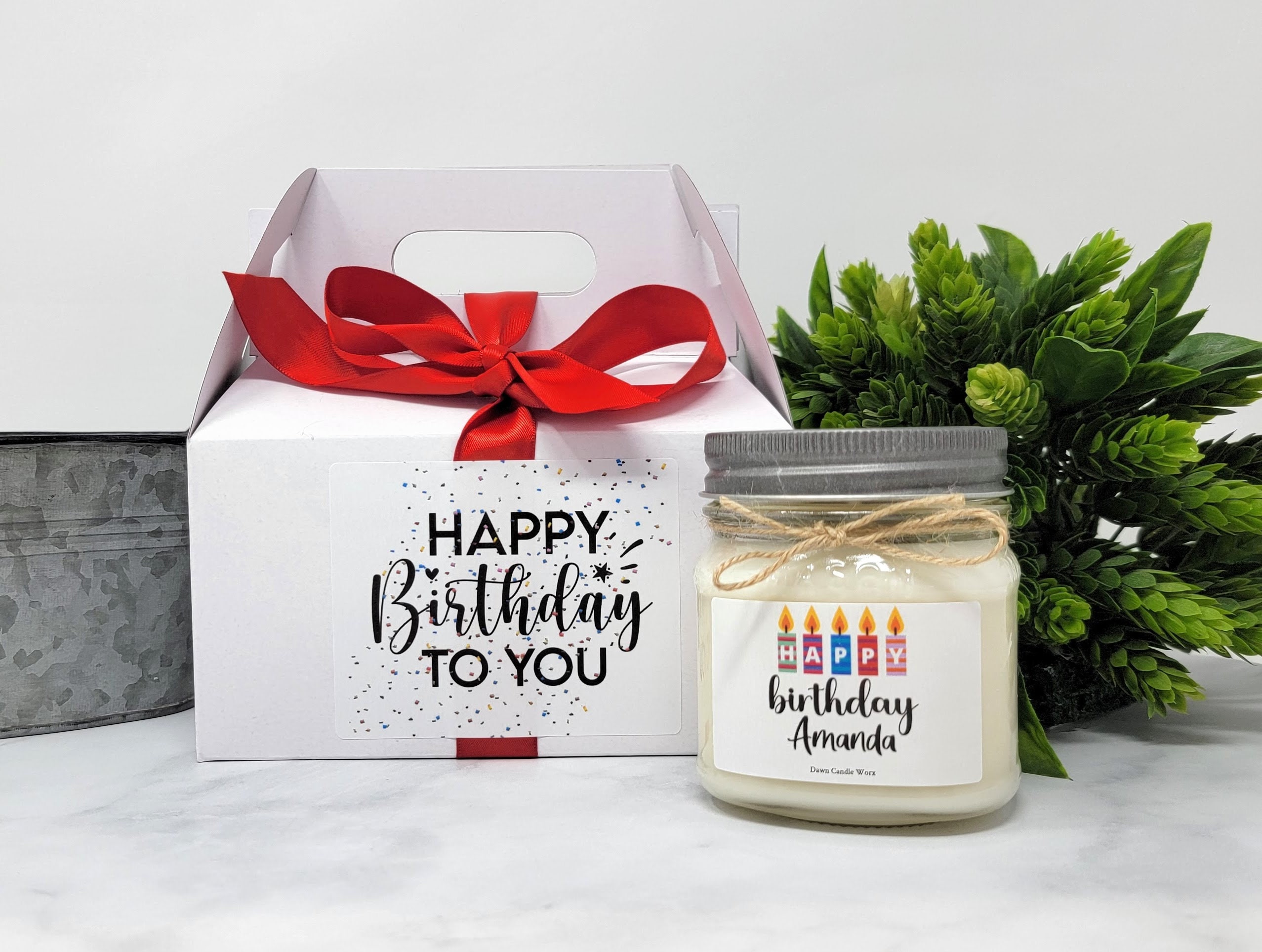 Personalized Birthday Gift Birthday Gift Box for Her 8oz Etsy