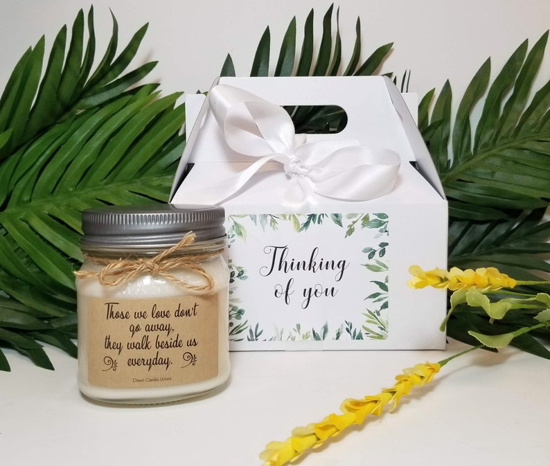 8oz Personalized Memorial Candle Sympathy Gift Condolence Etsy