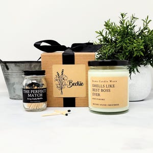 Smells Like Best Boss Ever Candle, Birthday Gift for Boss, Supervisor Gift, Bosses Day, Gift for Team Leader, Manager image 1