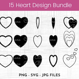 Heart Svg Bundle | Heart Svg | Hand Drawn Heart svg | Doodle Heart Svg |  Sketch Heart Svg | Love Svg | Valentine Svg  | Heart PNG Bundle