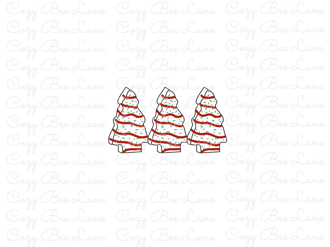 Christmas Tree Cake PNG Sublimation Design Digital Download Etsy UK