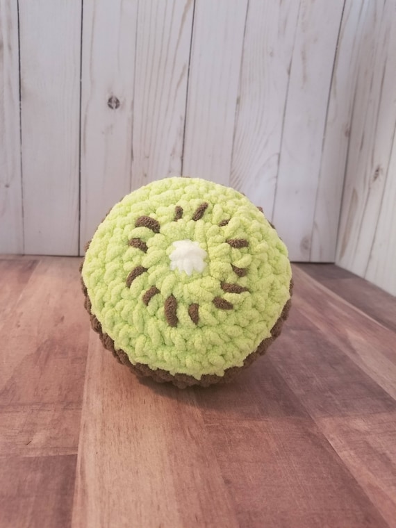 Oversized Fuzzy Plush Giant Kiwi Fruit Photo Prop Or Pillow Etsy