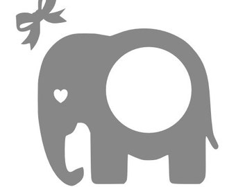 Download Elephant monogram svg | Etsy