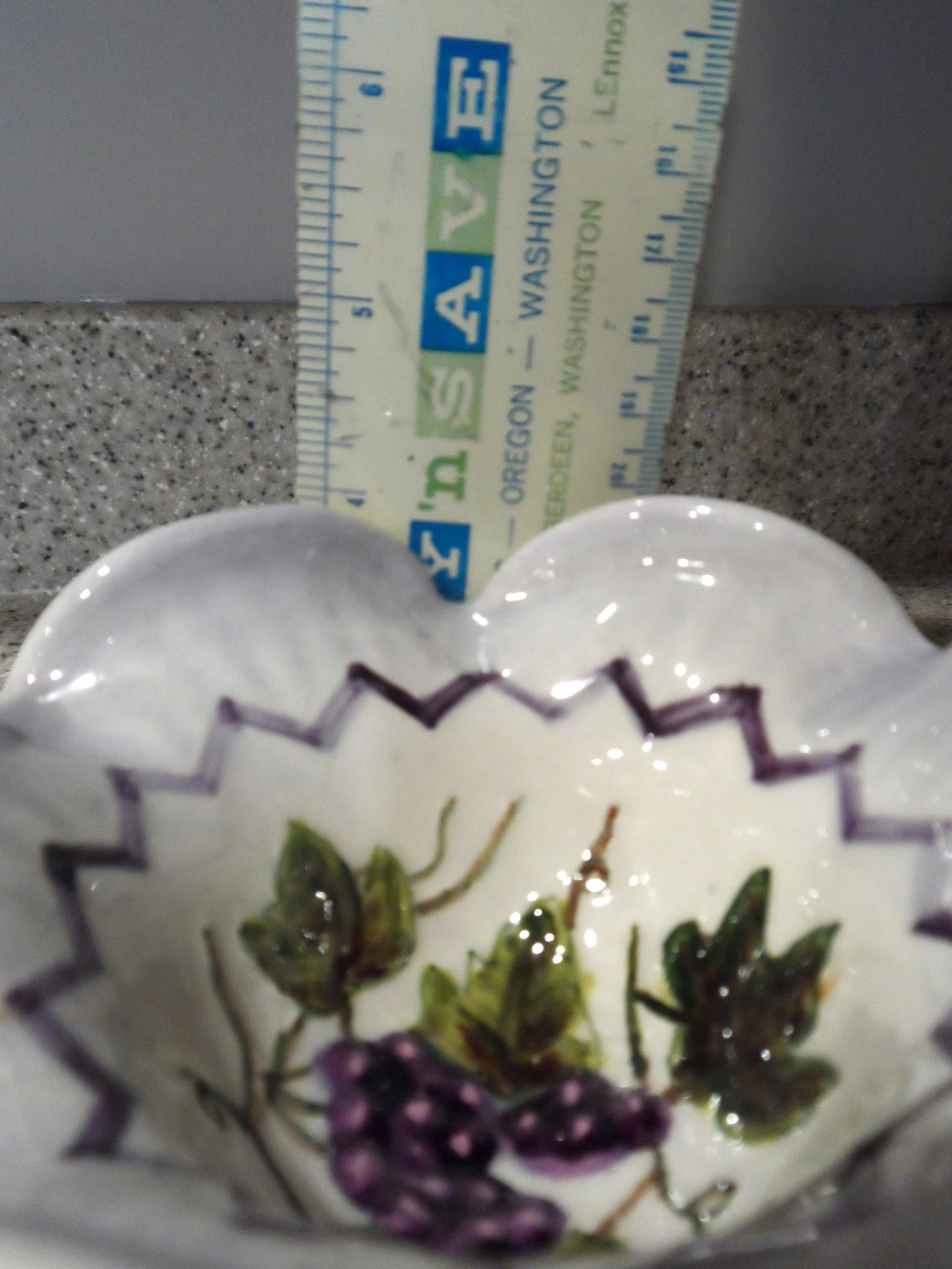 Vintage Grape Design Dessert Goblets, Compote, Fruit, Candy Dish Signed ...