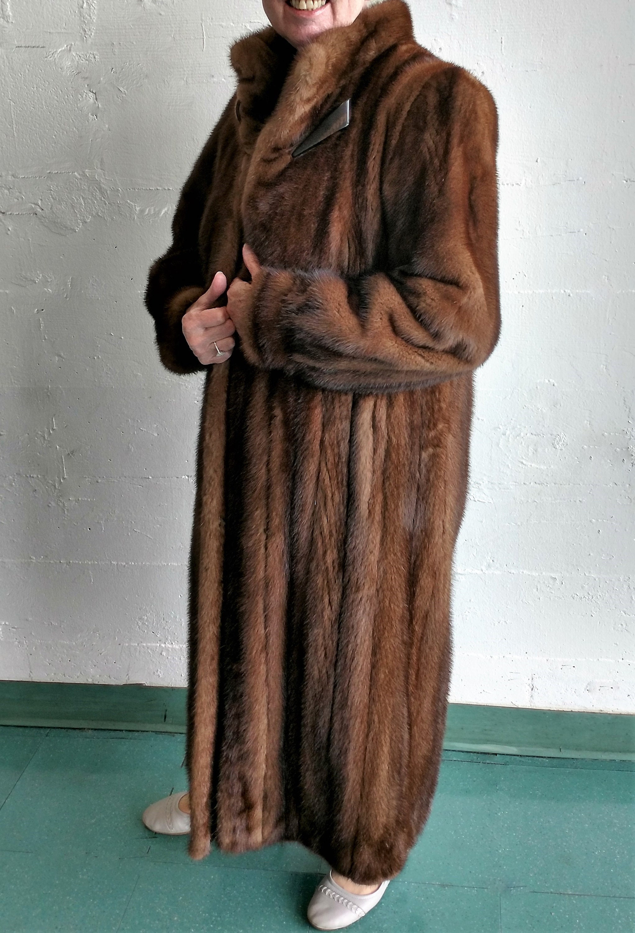 Beautifully kept Full Length Mink Coat Etsy