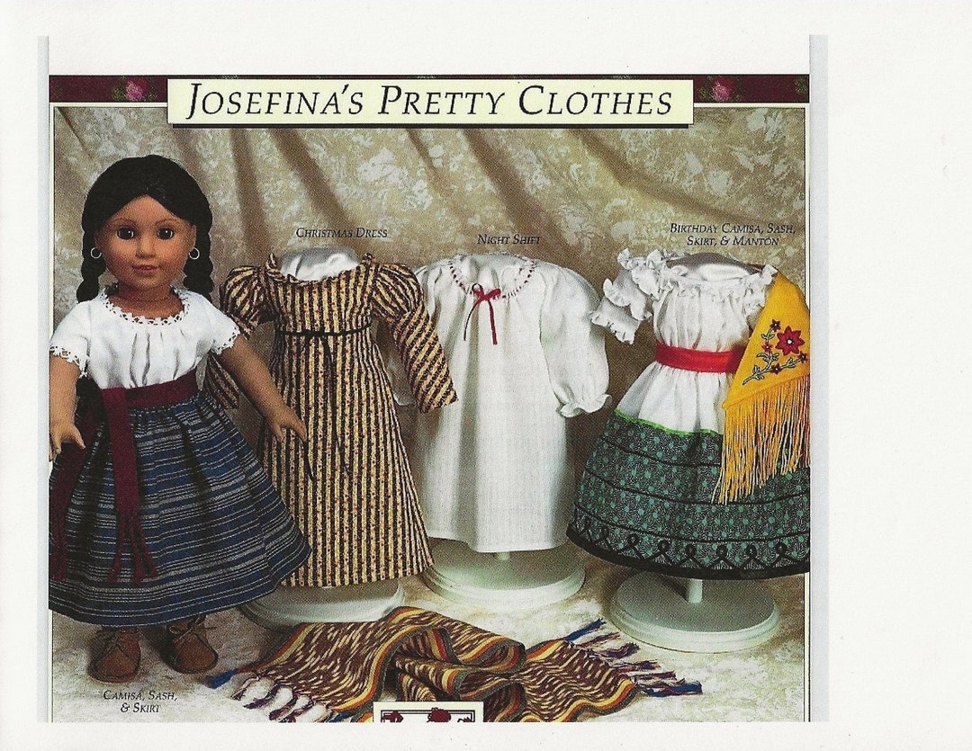 Josephina Pretty Clothes - Vintage Pattern for 18-inch or American Girl  Doll - (digital File) - Etsy