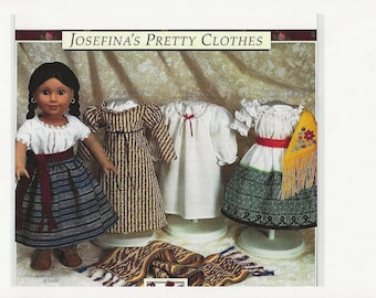 Josephina Pretty Clothes - Vintage Pattern for 18-inch or American Girl doll - (Digital File)