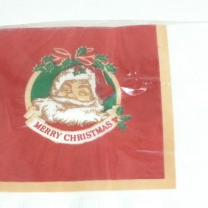 Vintage Santa Claus Napkins Paper Napkin Ephemera Junk Journal Merry Christmas