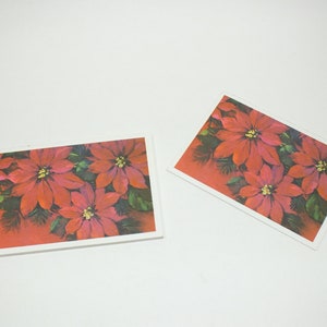 Postal Vintage 19 Postales Navideñas Pascua Flor Papel Efímera