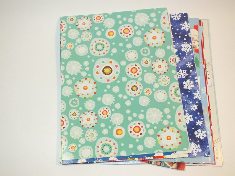 Vintage Gift Wrap Grab Bag Lot Christmas Holiday Wrapping Paper Paper Crafts Scrapbooking Junk Journal Ephemera W17