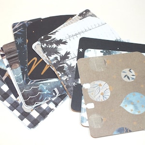 30 Memory Dex Cards 4 Formas Rolodex Cards Christmas A Winter Night Recollections Collection Paper Ephemera R23