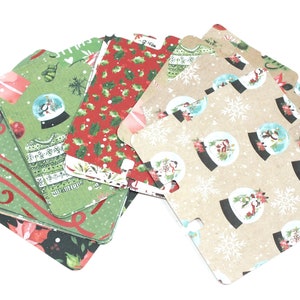 24 Memory Dex Cards 4 Formes Rolodex Cards Noël Say Freeze Bonjour Hiver Collection Paper Ephemera R22