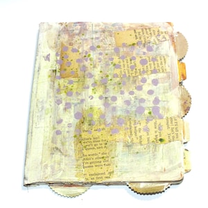 Alice in Wonderland Junk Journal Base: Altered Board Book with Pockets