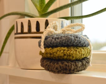 Kitchen Scrubbies - 3 Pack Handmade
