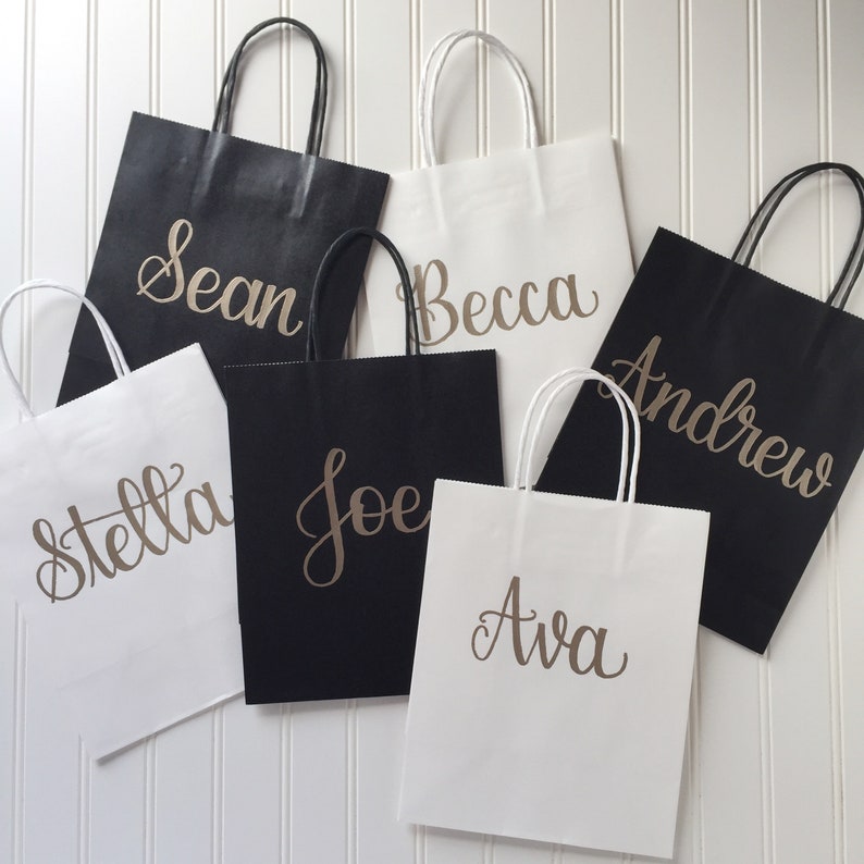 Bridesmaid Gift Bag, Bridal Party Gift, Personalized Gift Bag, Custom ...