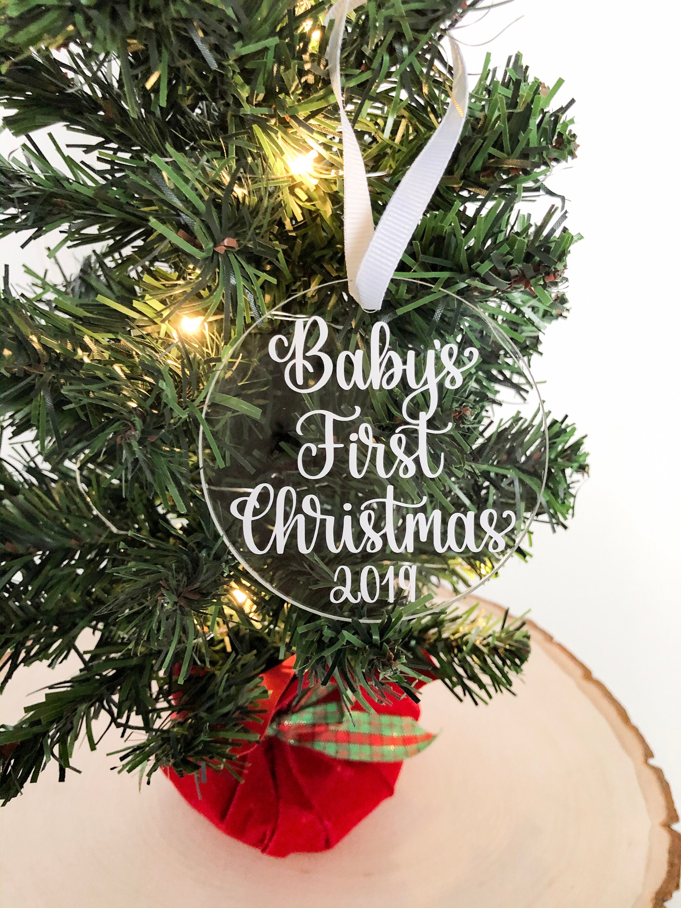 grandbaby's first christmas ornament 2020