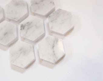 Marble Magnets | Set of 8 | Refrigerator Magnets | Office magnets | Dorm Room Magnets