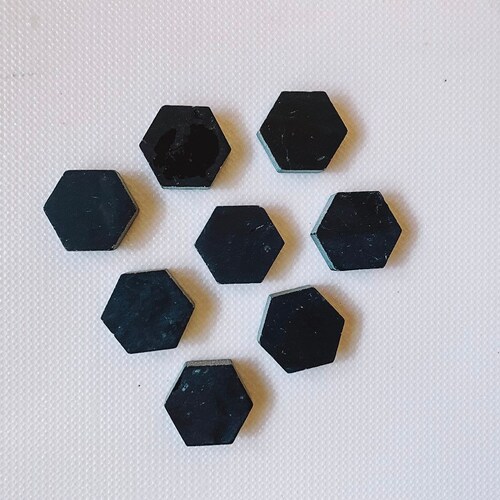 Black Hexagon Refrigerator Office Etsy