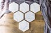 SIX Marble Hexagon Coasters | FREE SHIPPING | Set Of 6 