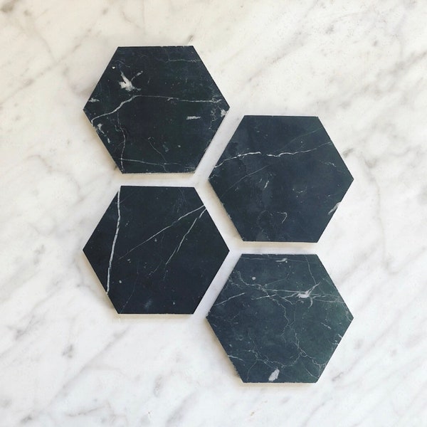 Hexagon Coasters Etsy