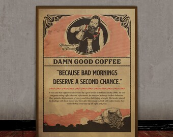 Images Coffee Poster Etsy par