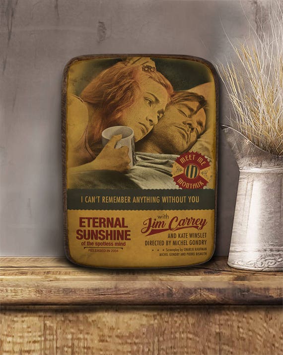 Eternal Sunshine Of The Spotless Mind Jim Carrey Wooden Etsy