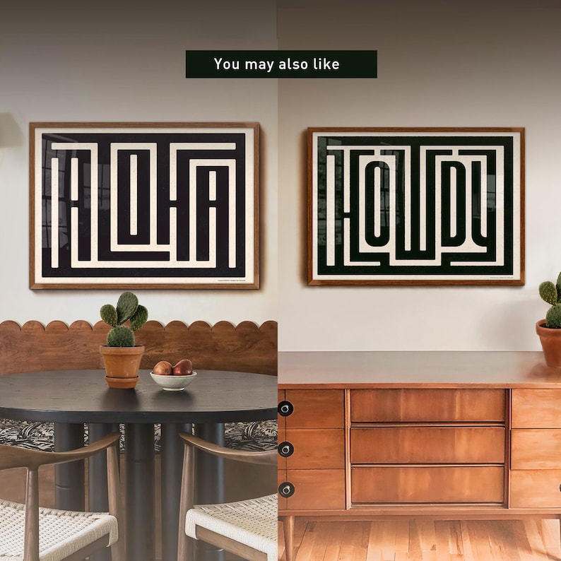 Yall Means All Retro Print, Yall Poster, Southwestern Decor, Western