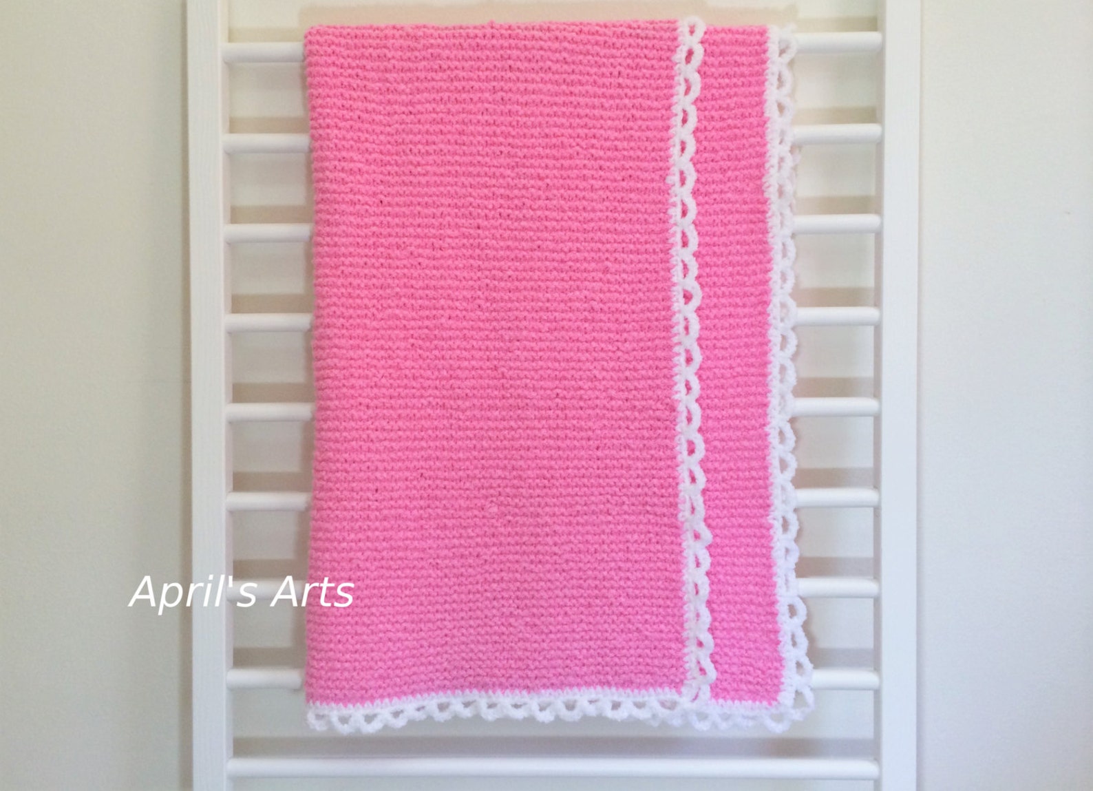 Handknitted Baby Blanket Etsy