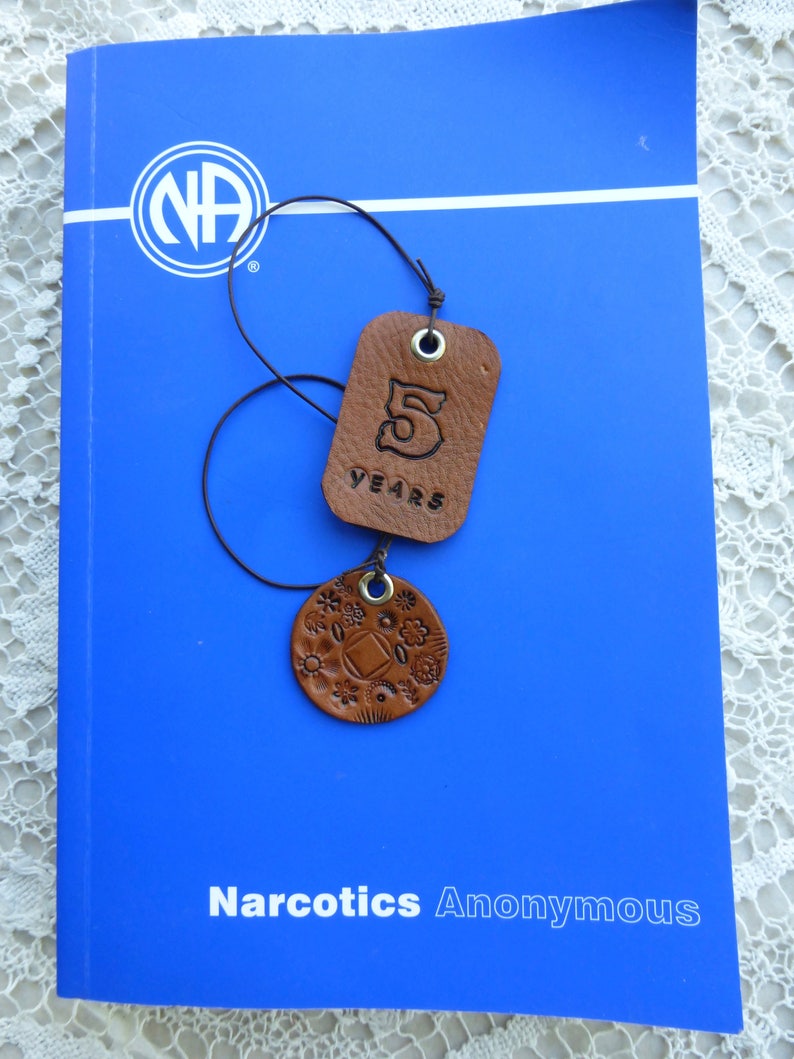 Page marker book marker leather book marker AA NA Al Etsy