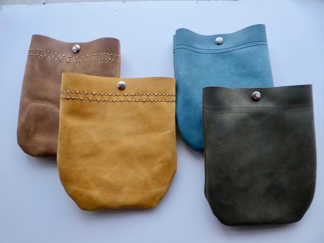 Animal Leather Treat Bag,horse Treat Bag, Dog Treat Bag, Leather Pouch ...