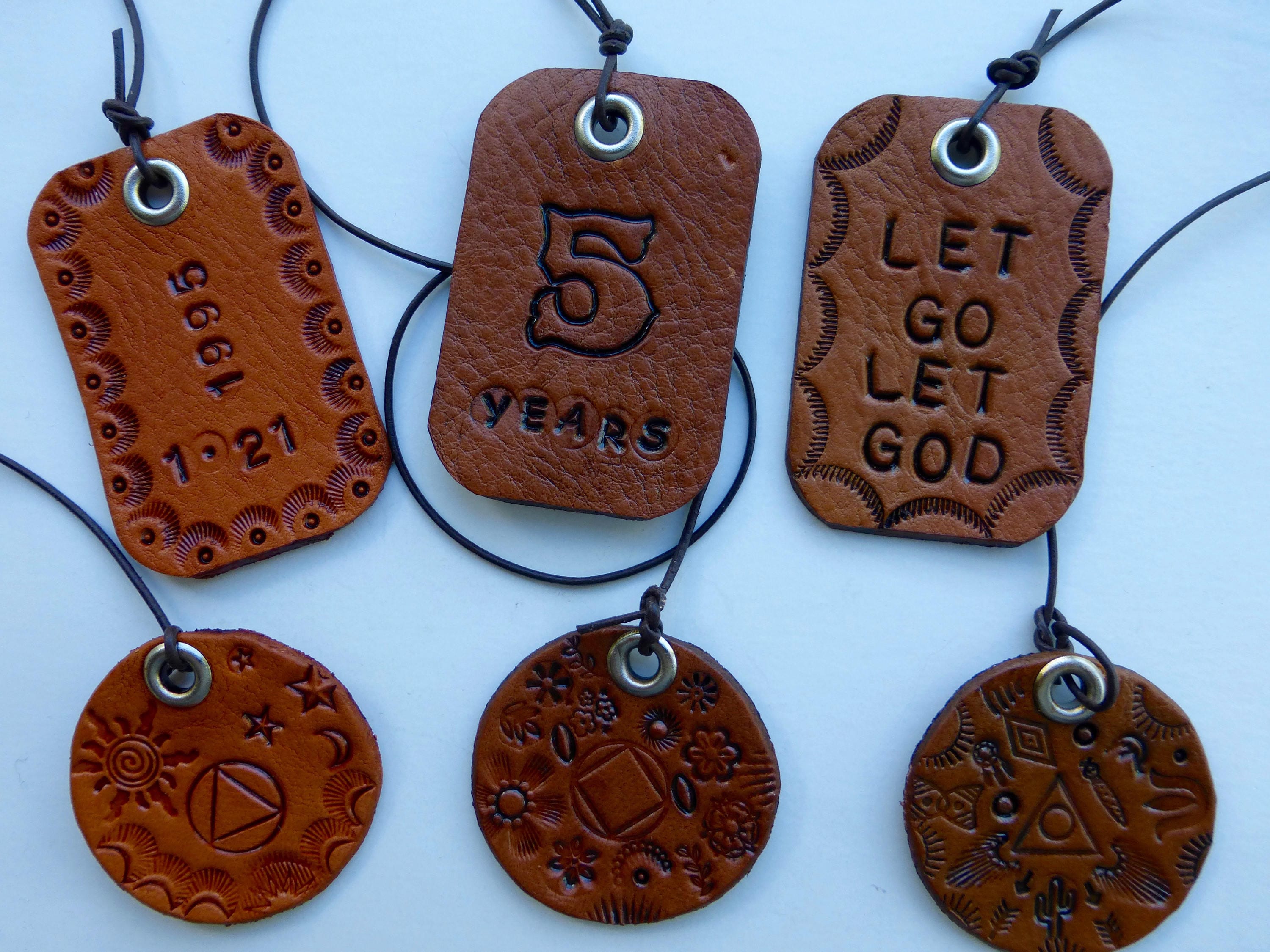 Page marker book marker leather book marker AA NA Al Etsy