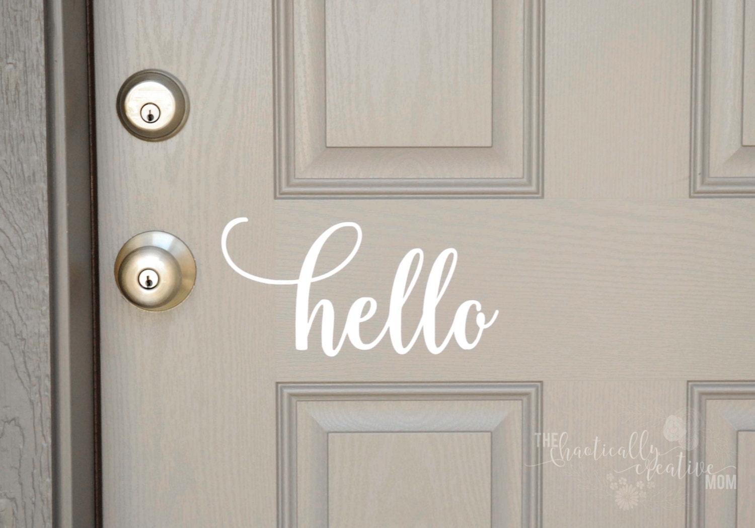 Hello Door Decal Hello Front Door Decal Hello Front Door Etsy