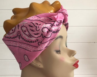 Paisley print bandana in a variety of colours