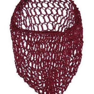 Crochet hair snood image 4