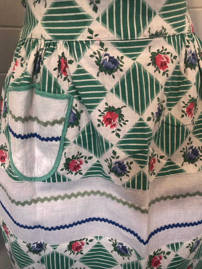 Vintage half apron