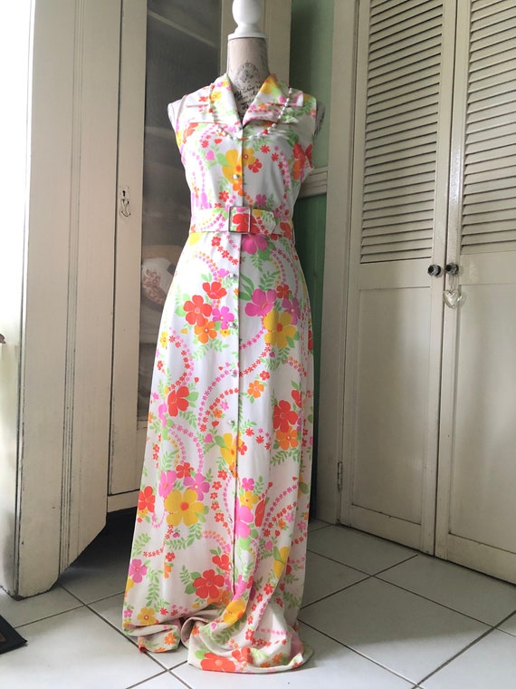 1970s Penny Anne maxi dress
