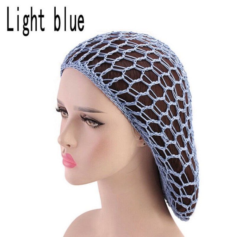 Crochet hair snood image 7