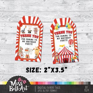 Directe download: digitale bedankkaartjes voor carnaval, bedankkaartje circus, bedanktbord, bedankkaartjes bedankzakjes bedankje
