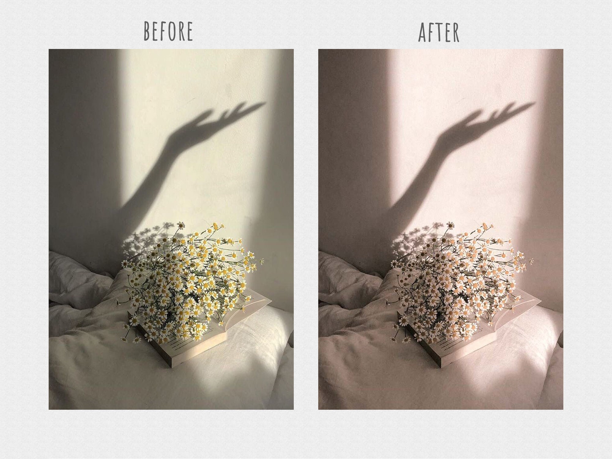 7 Rose Gold Preset Mobile Lightroom Presets Rose Presets Etsy