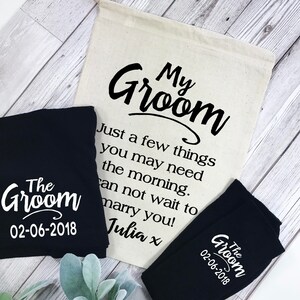 Boxer Shorts personnalisé /"propriété de...?/" Grooms Cadeau De Mariage Choisir Tout Texte.?