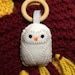 Snowy Owl Felt Rattle - Etsy