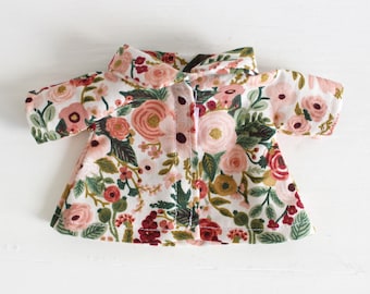 RPC Floral Dress Shirt for Dolls