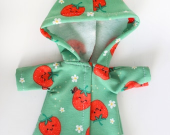 Strawberry Field Hooded Jacket for Dolls