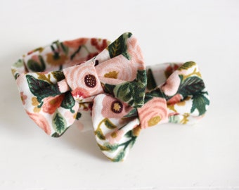 RPC Floral Bowtie for Dolls