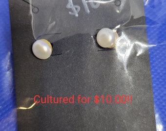 Classic Cultured Earrings