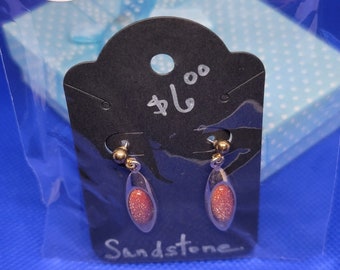 Vintage Sandstone Earrings