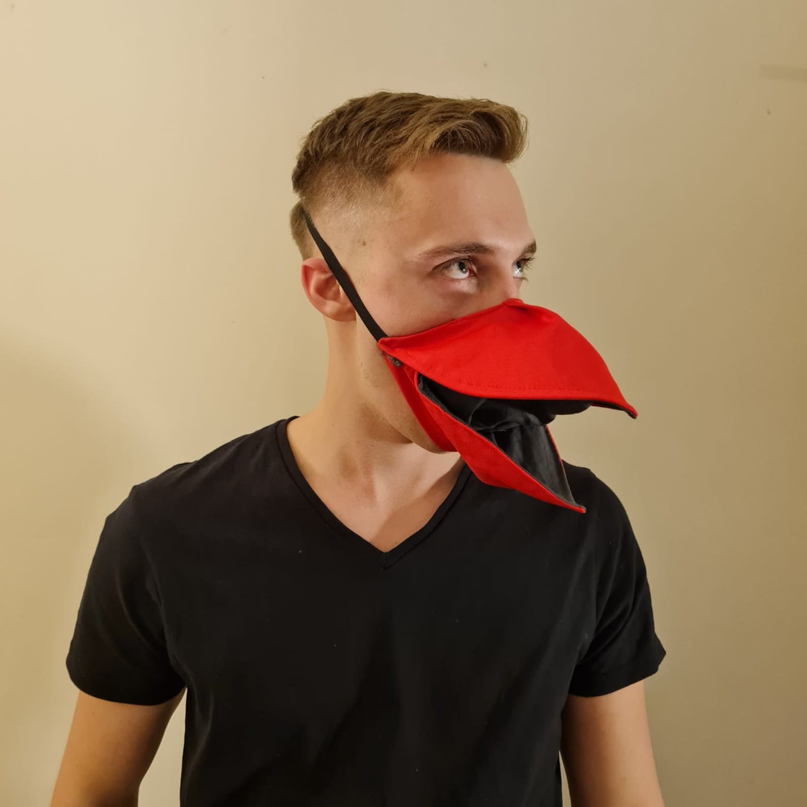Talking Bird Mask Talking Beak Mask Moving Beak Face Mask Etsy