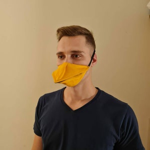 Talking bird mask Talking beak mask Moving beak face mask Duck face masks Movable Mouth Mask Moving Beak Mask short beak image 2