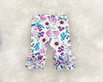 baby girl purple leggings