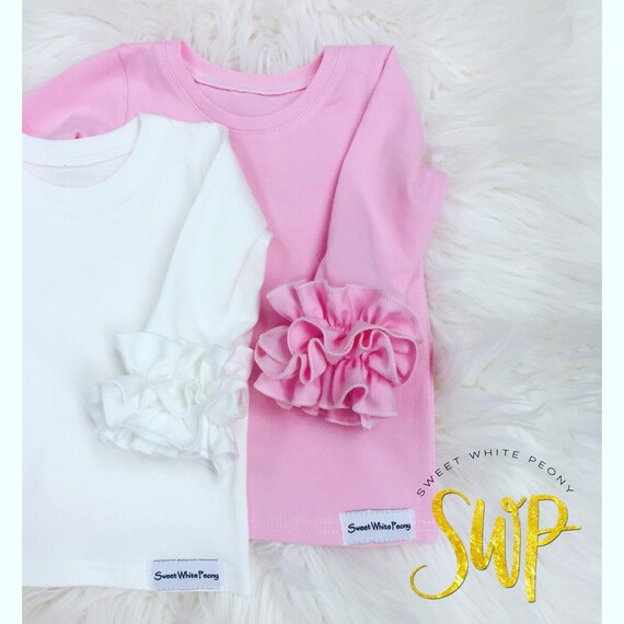 girls frilly tops